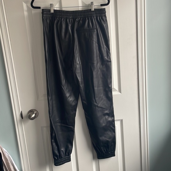 Zara Vegan Leather Pants (US M) - Picture 2 of 6